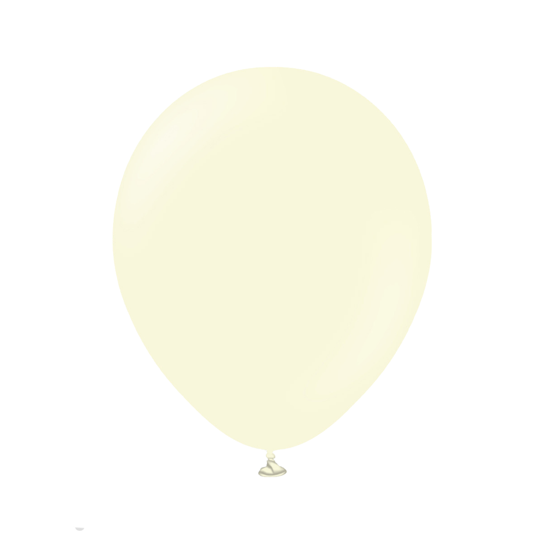 Ballonger Pale Yellow 45 cm, 5-pack