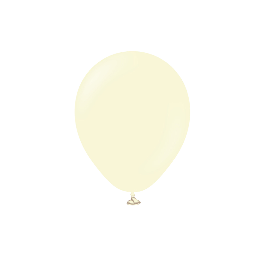 Miniballonger Pale Yellow 13 cm, 25-pack