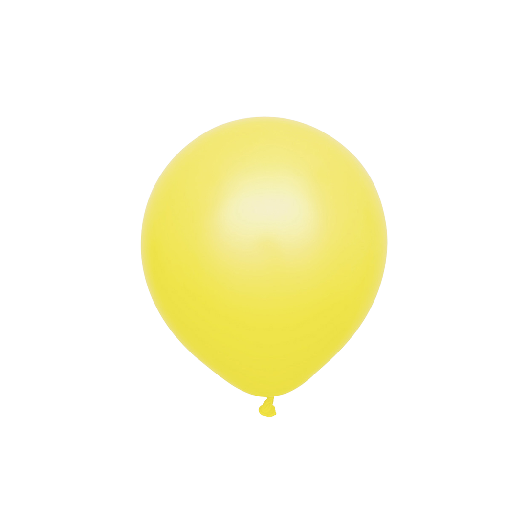 Miniballonger Yellow 13 cm, 25-pack