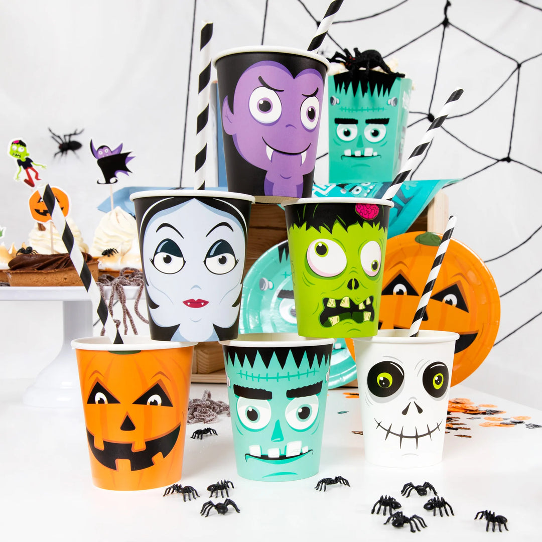 Halloween Monster Muggar , 6-pack