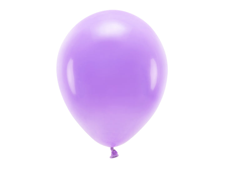 10-pack latexballonger i färgen lavendel, 30 cm. Passar till barnkalas och fest.