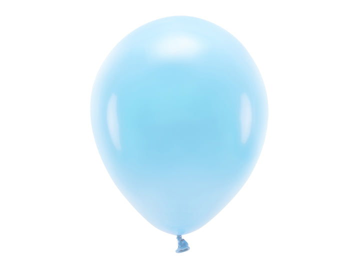 10-pack latexballonger i  ljusblå färg, 30 cm. Passar till kalas och fest.