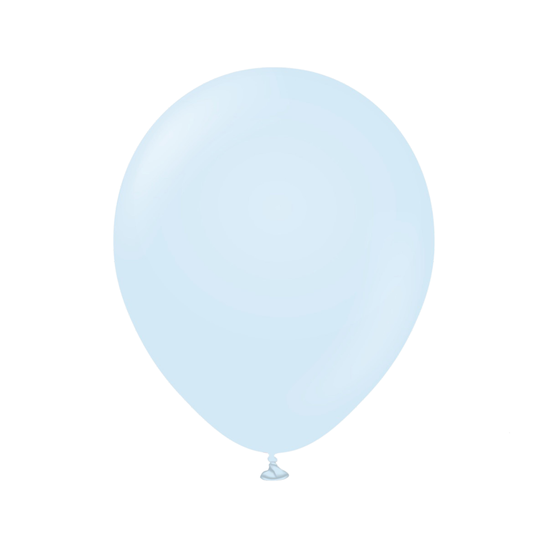 Ballonger Macaron Baby Blue 45 cm, 5-pack