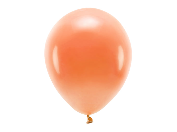 10-pack latexballonger i orange färg, 30 cm. Passar till fest och barnkalas. 
