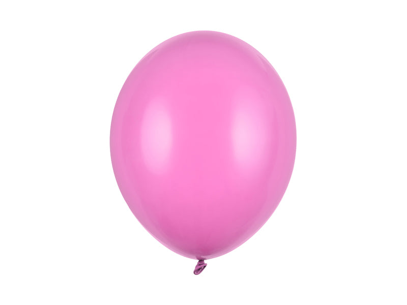 Latexballong i rosa-lila fuchsia färg. Dekoration till fest och barnkalas.