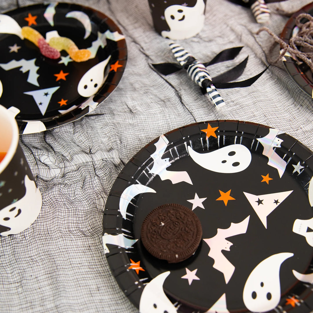Halloween Spöke Assietter , 6-pack
