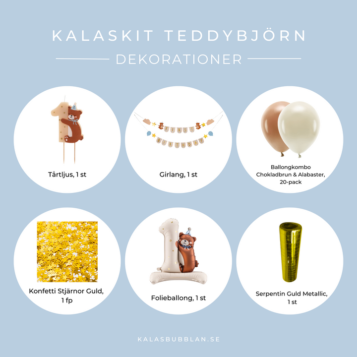 Teddybjörn, Kalaskit Dekorationer