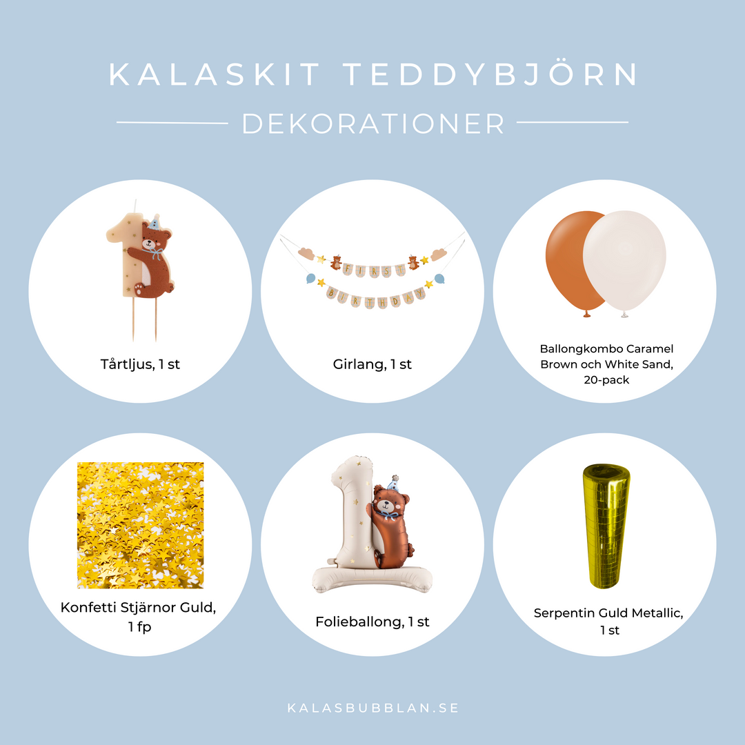 Teddybjörn, Kalaskit Dekorationer