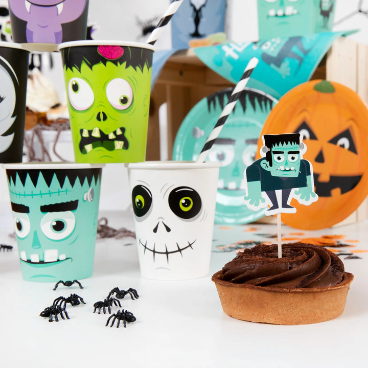 Halloween Monster CakePicks , 7-pack